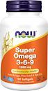 NOW Super Omega 3-6-9 1200 мг 90 капс